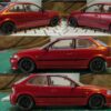 (PRE-ORDER) BUILT & PAINTED - 1/24 - FUJIMI HONDA CIVIC TYPE-R