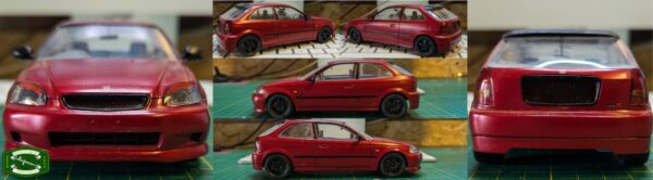 (PRE-ORDER) BUILT & PAINTED - 1/24 - FUJIMI HONDA CIVIC TYPE-R