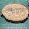 Hand-engraving with color and varnish- Natural Circles Pieces Log Wood Slices (CUSTOMISE)