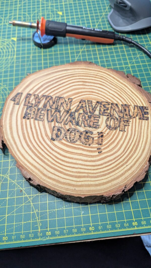 Hand-engraving with color and varnish- Natural Circles Pieces Log Wood Slices (CUSTOMISE)