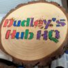 Hand-engraving with color and varnish- Natural Circles Pieces Log Wood Slices (CUSTOMISE)