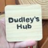 HAND-ENGRAVING WITH COLOUR AND VARNISH - COASTER WOOD - PACK OF 4 (CUSTOMISE)