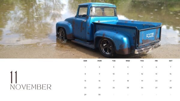Dudley's Scale Model Car's 2026 Calendar (#DudleysCalendar)