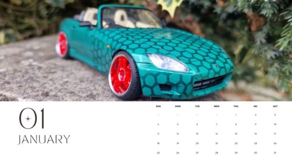 Dudley's Scale Model Car's 2026 Calendar (#DudleysCalendar)