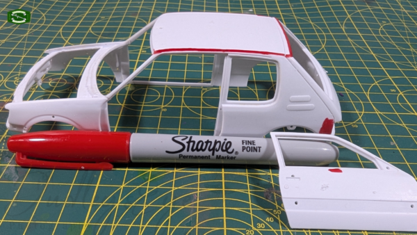 (PRE-ORDER) Duddles Custom Flip #1 – Peugeot 205 GTI (Heller 1/24) – One‑Off Collectible Build