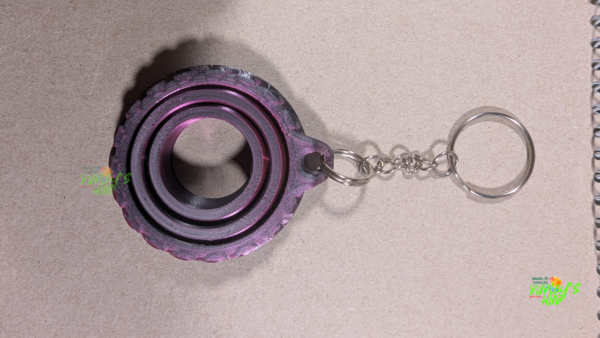 PLA - GYROSCOPIC SPINNERS KEYRINGS