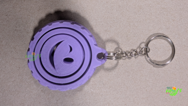 PLA - GYROSCOPIC SPINNERS KEYRINGS