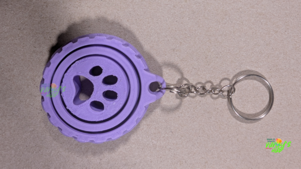 PLA - GYROSCOPIC SPINNERS KEYRINGS