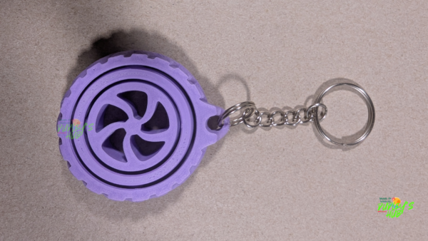 PLA - GYROSCOPIC SPINNERS KEYRINGS