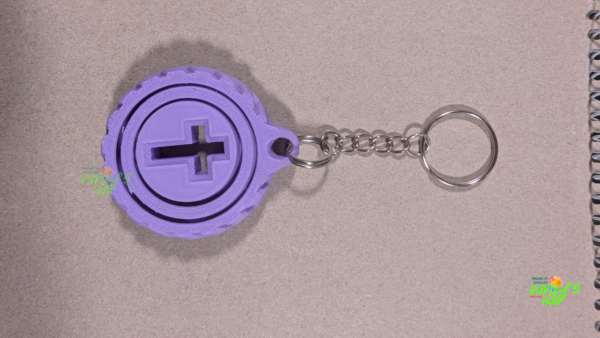 PLA - GYROSCOPIC SPINNERS KEYRINGS