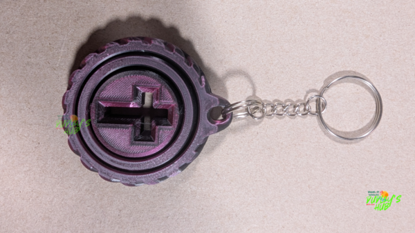 PLA - GYROSCOPIC SPINNERS KEYRINGS