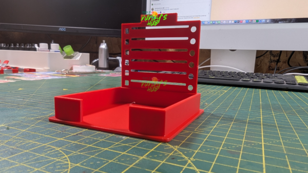 5 PLA - STICKY NOTE HOLDER WITH STENCIL